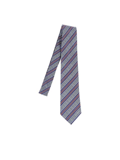 striped silk tie