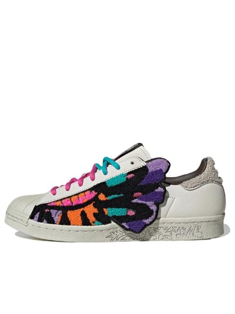 adidas originals Superstar 80s x Han Meilin 'White Black Pink' ID4386