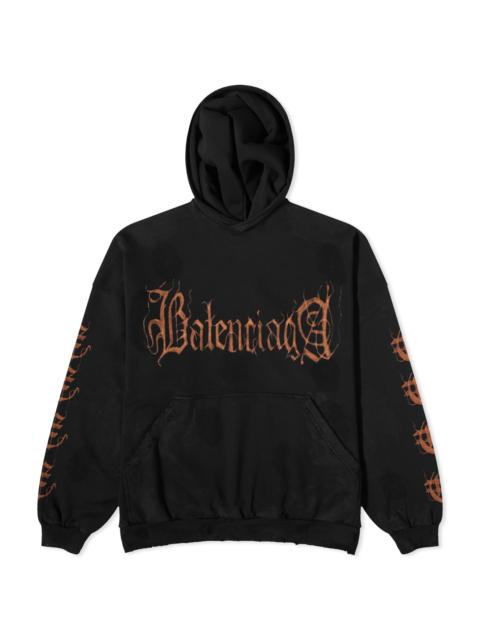 Balenciaga Metal Logo Popover Hoodie