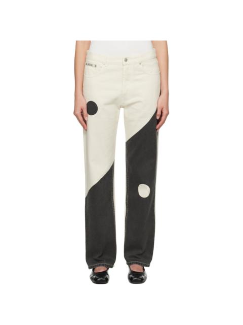 Off-White & Black Iconic Archive Tao Jeans