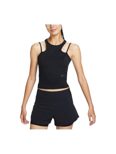 (WMNS) NIKE Dri-Fit Sports Vest 'Black' DX6488-010