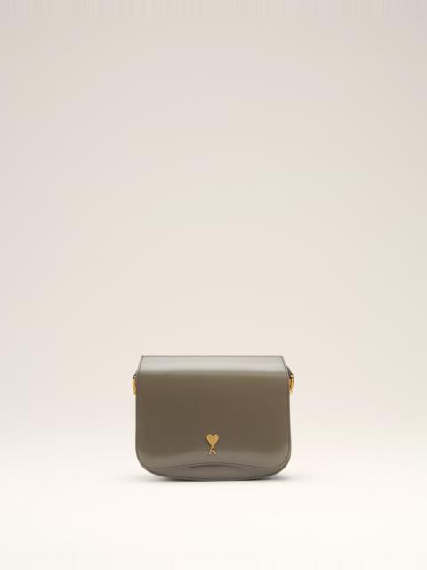 GREY GLAZED LEATHER PARIS PARIS BAG