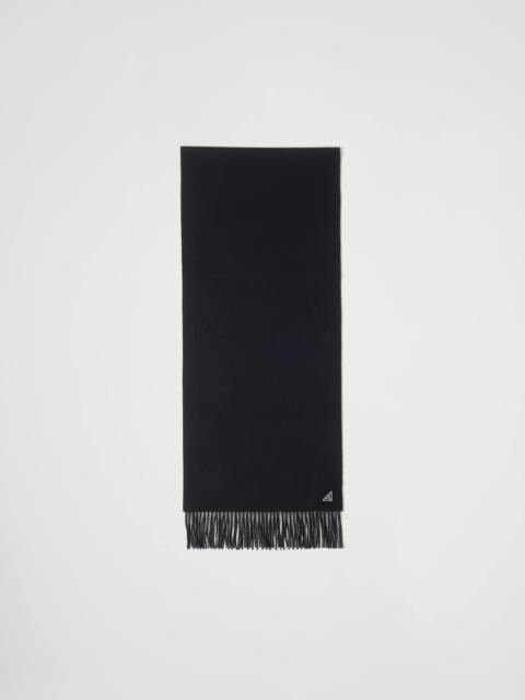 Silk and cashmere scarf