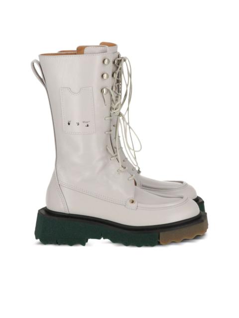 lace-up platform boots