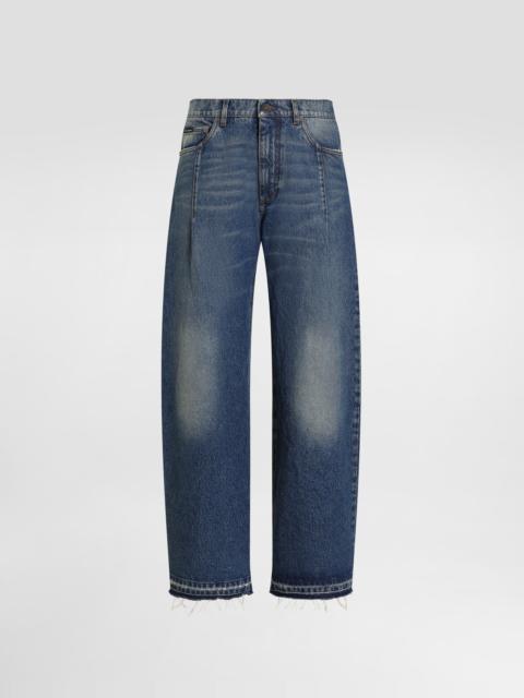Cotton denim jeans
