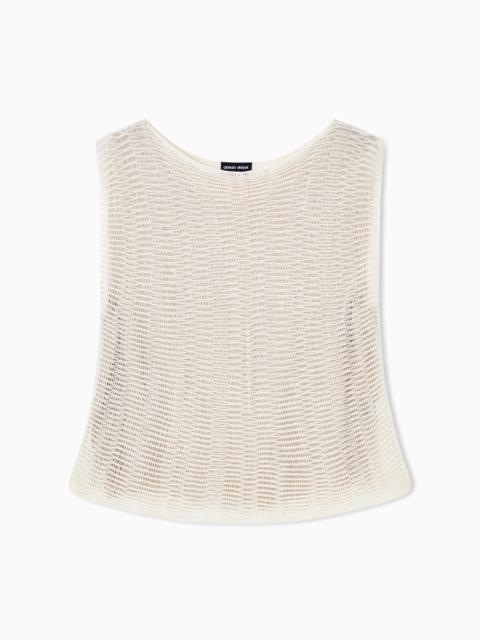 RAMIE LINEN KNIT TOP