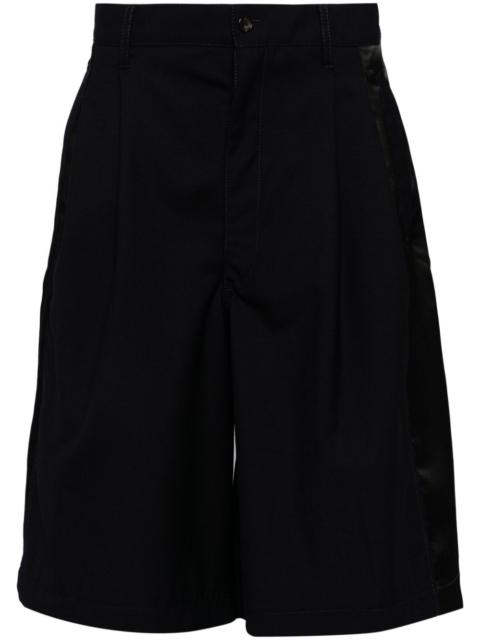 pleat detailing shorts