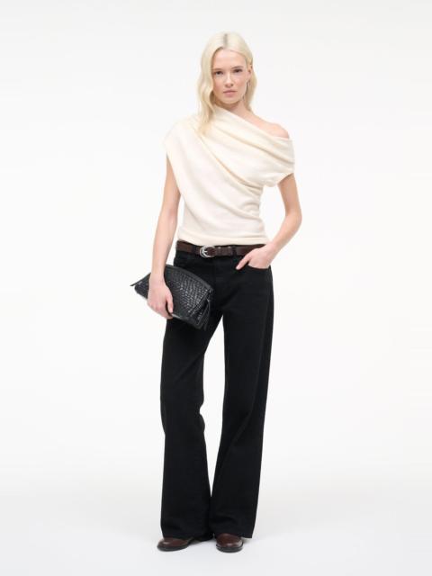 STAUD MABEL SWEATER IVORY