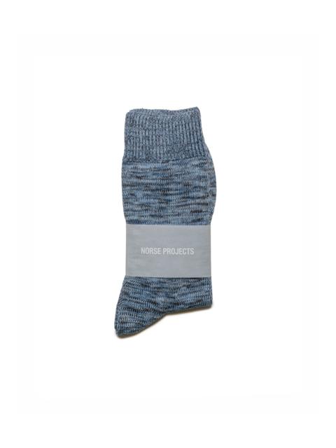 Bjarki Cotton Twist Sock Steel Blue