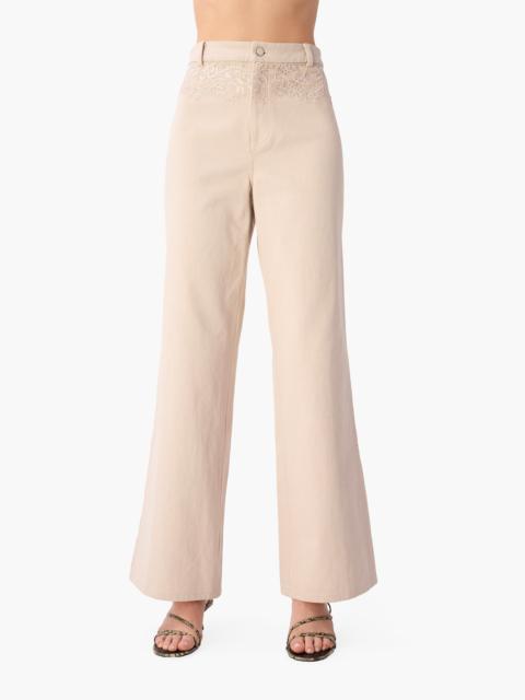 NATALI BULL DENIM PANT OAT