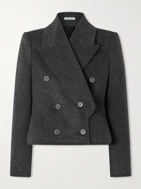 Double-breasted Wool-felt Blazer