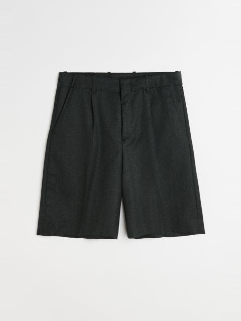Borrowed Shorts Premium Charcoal Office Wool