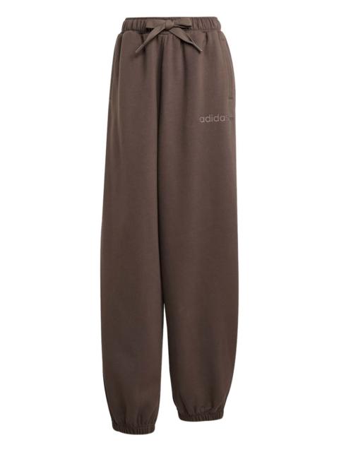 Essentials Linear drawstring-waist track trousers
