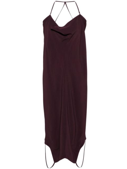Upside Down crepe camisole dress