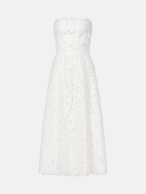 Norina satin lace cocktail dress
