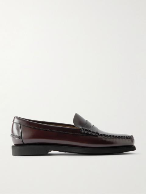 Dan Polaris Leather Penny Loafers Dark brown