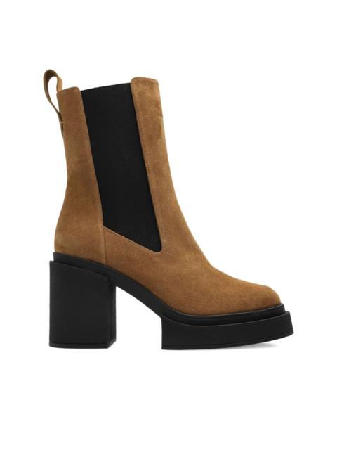 platform heel boot
