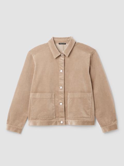 Organic Cotton Stretch Corduroy Jacket