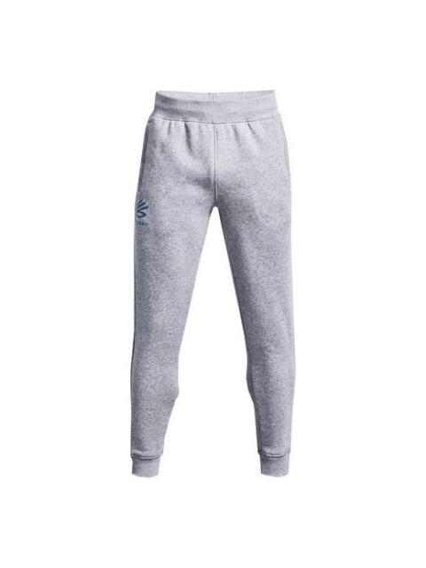 Under Armour Curry Fleece Pants 'Grey Heather' 1366627-011