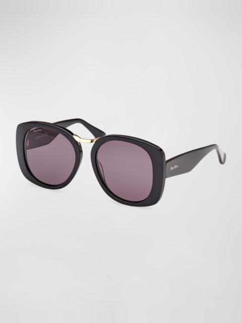 Bridge Acetate Butterfly Sunglasses