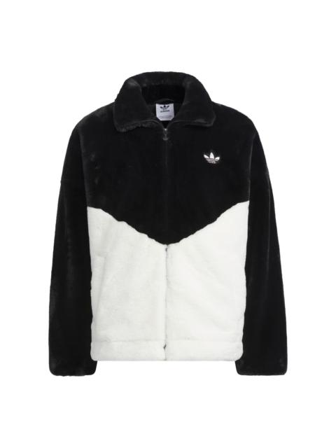 adidas Originals Furry Jackets 'Black White' IN0981
