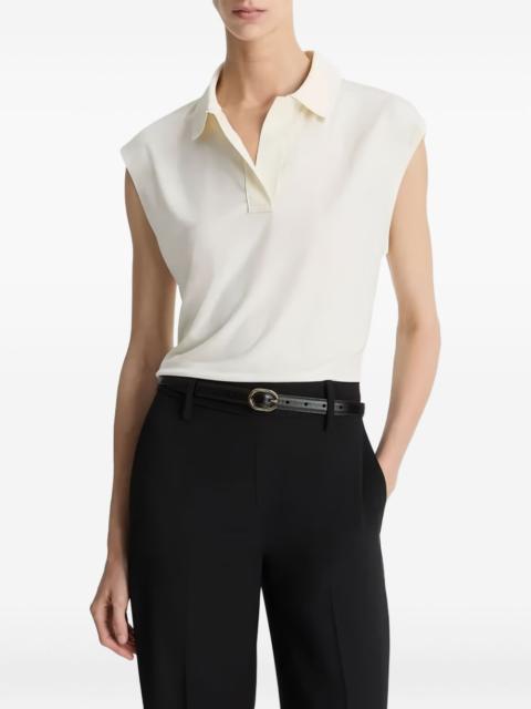 sleeveless polo shirt
