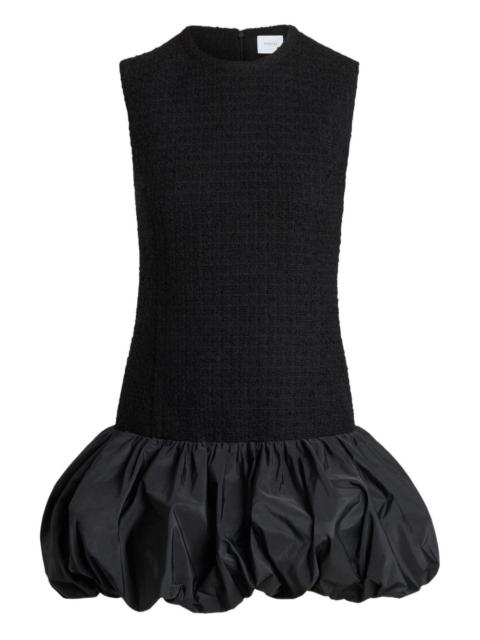 tweed bubble-hem dress