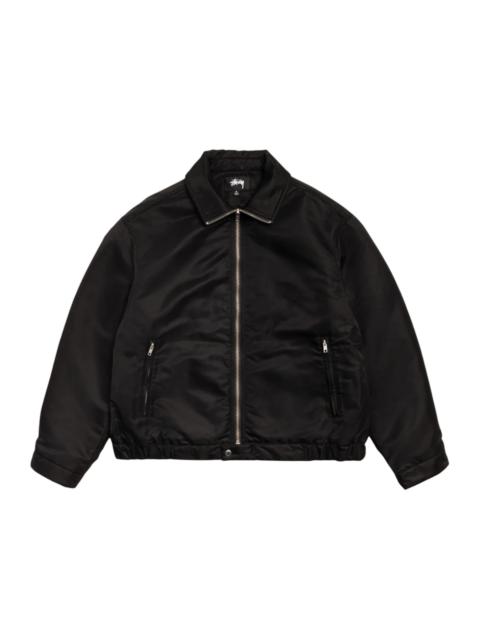 Stussy Pile Lined Zip Jacket Black