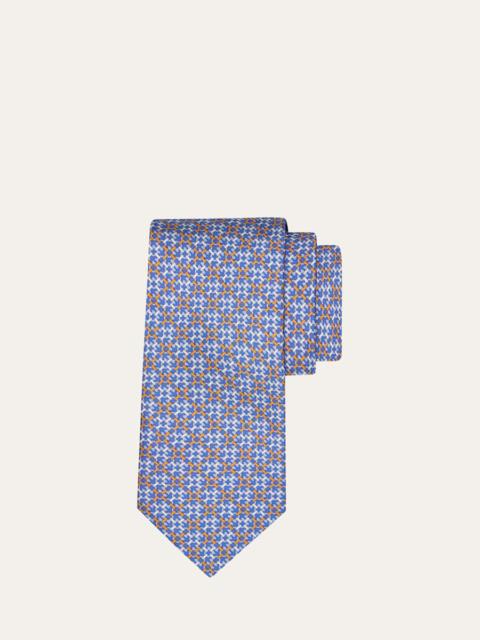 Men's Gancini Check Tie