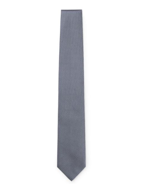 JACQUARD-PATTERN TIE IN SILK