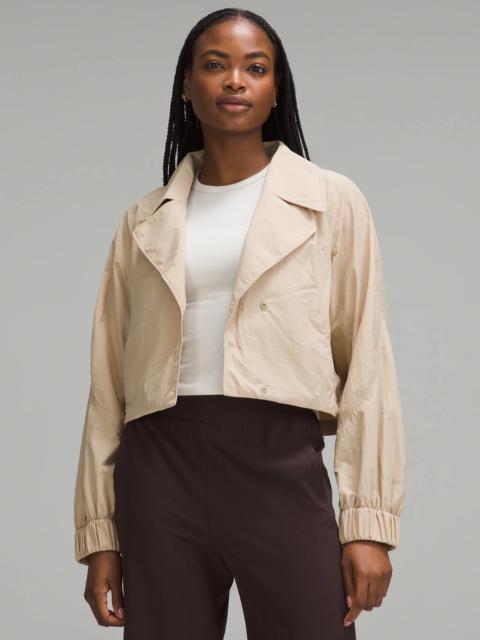Cropped Trench Jacket