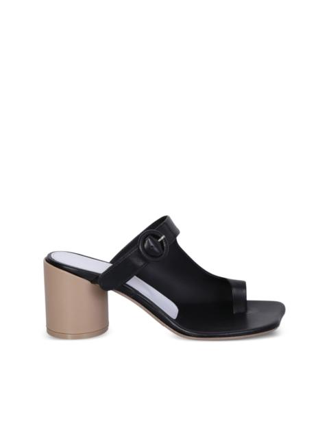 70mm buckle-fastening block-heel sandals