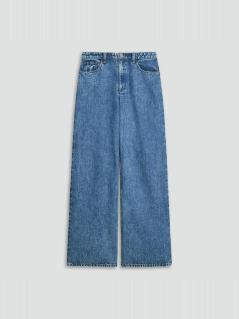 Straight-Leg Five-Pocket Pant in Relaxed Denim