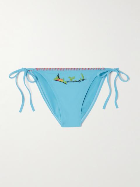Sisley Embroidered Bikini Briefs