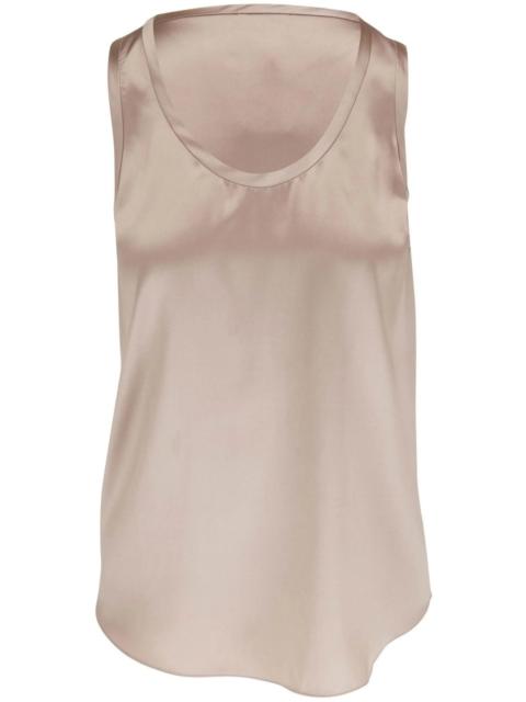 Brunello Cucinelli Scoop-neck Silk Vest