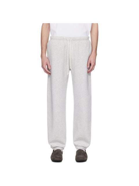 Gray Fleece Lounge Relaxed Sweatpants