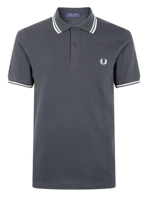 logo-detail polo shirt