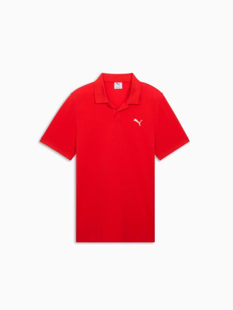 Essentials Small PUMA Logo Pique Polo US Men