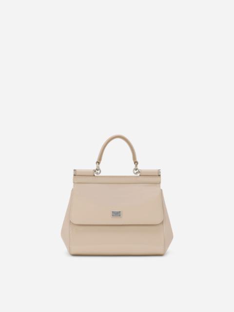 Small Sicily bag in polished calfskin