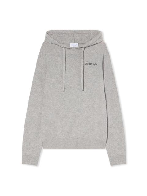 Quote Knit Hoodie