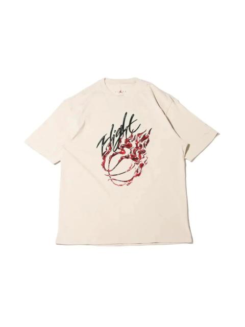 Jordan x Travis Scott Flight Graphic Tee Cream