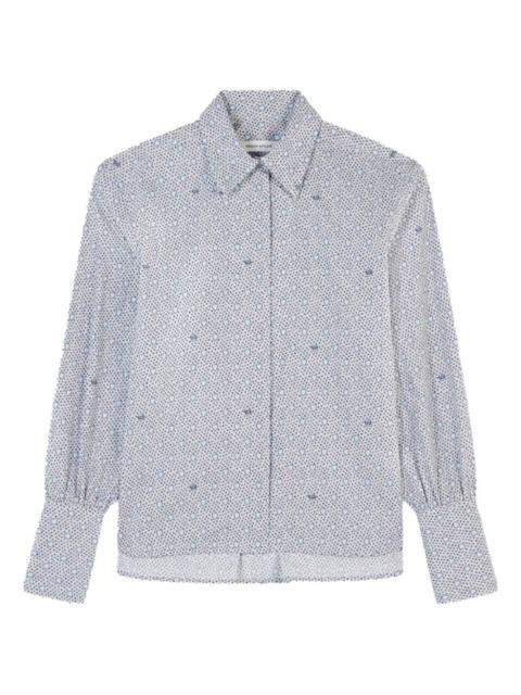 foulard-print Shirt