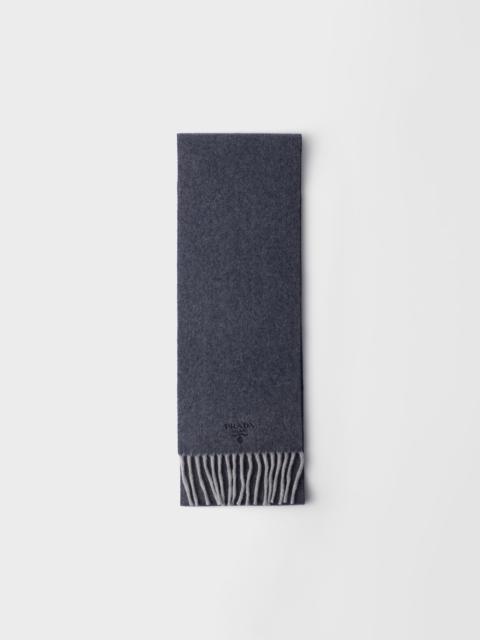 Cashmere and wool scarf