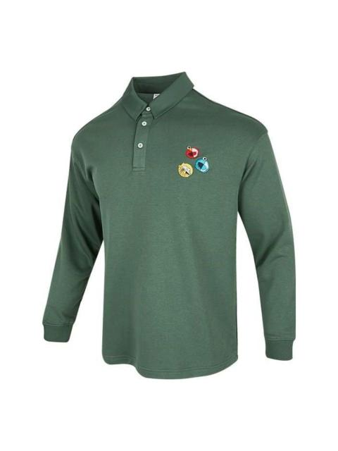 adidas Neo U JF SS Long Sleeves Polo Shirts 'Grean' HM9951