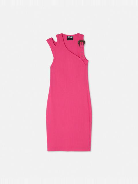 Baroque Buckle Midi Dress