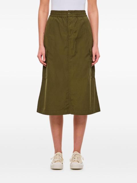 Jet Cargo midi skirt