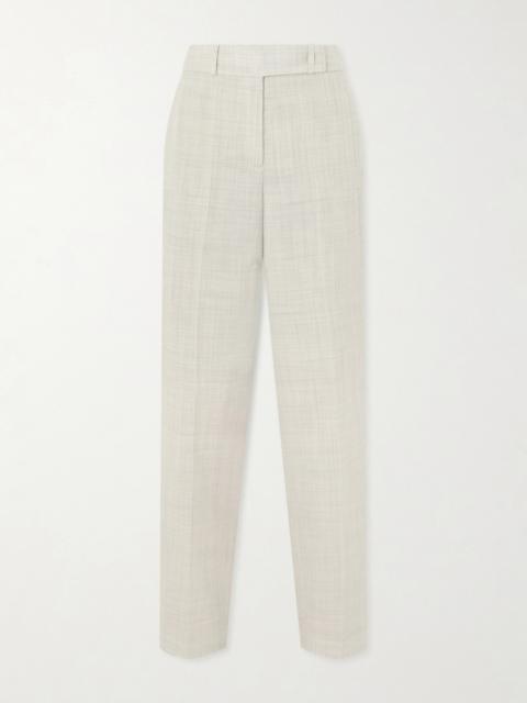 Zen Wool-twill Straight-leg Pants