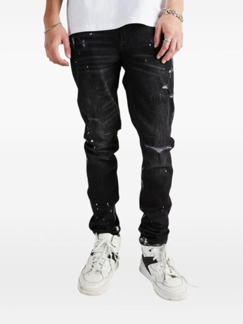 Clayton paint-splatter jeans