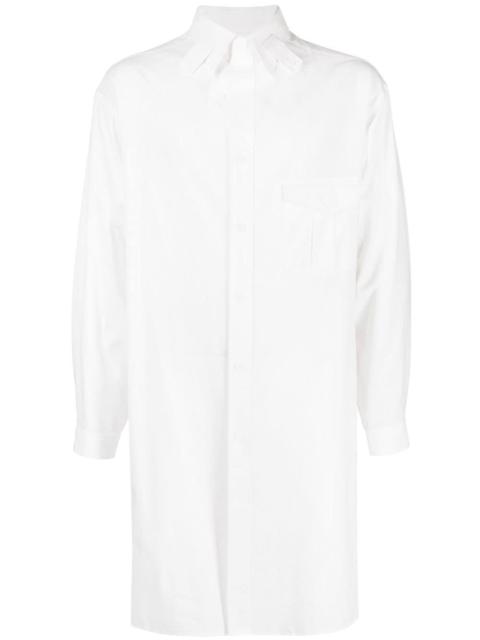 tab-collar long shirt