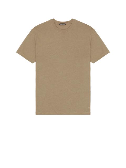 Lyocell Cotton Short Sleeve Crew Neck